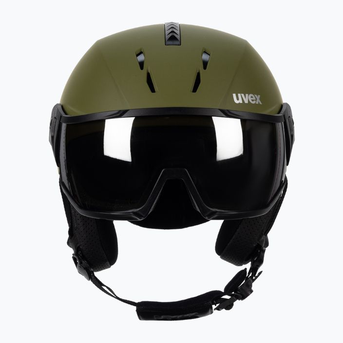 Ski helmet UVEX Instinct Visor green 56/6/260/3005 2
