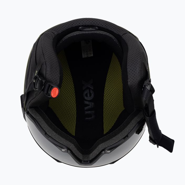 Ski helmet UVEX Instinct Visor green 56/6/260/3005 5