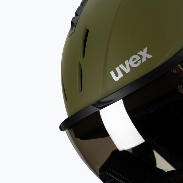 Ski helmet UVEX Instinct Visor green 56/6/260/3005 6