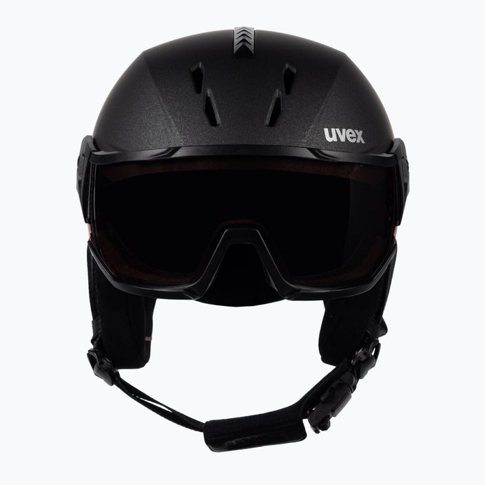 Ski helmet UVEX Instinct Visor black 56/6/261/2003 2