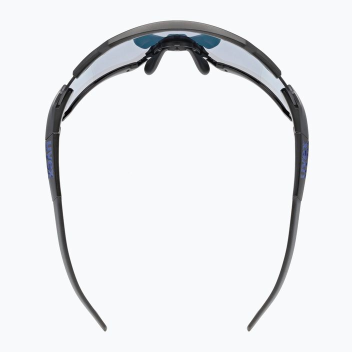 UVEX Sportstyle 228 black matt/mirror blue cycling goggles 53/2/067/2206 6
