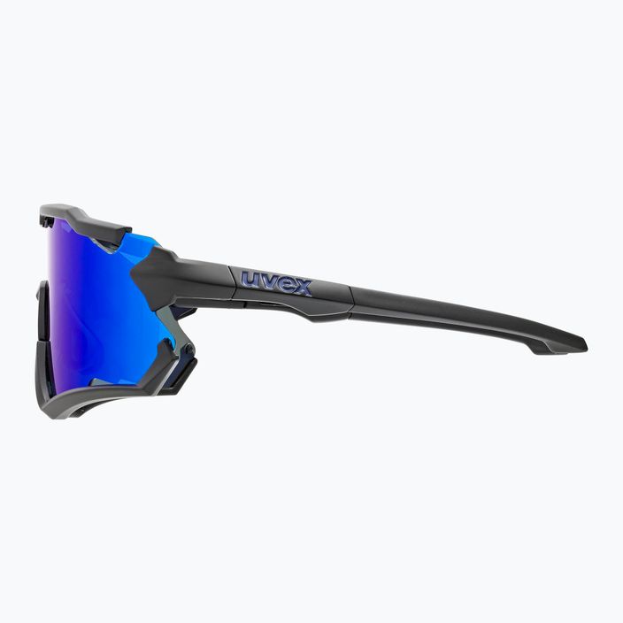 UVEX Sportstyle 228 black matt/mirror blue cycling goggles 53/2/067/2206 9