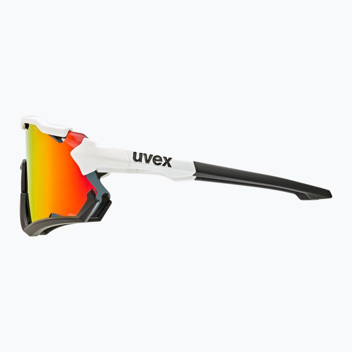 Bicycle goggles UVEX Sportstyle 228 white black/mirror red 53/2/067/8206 9