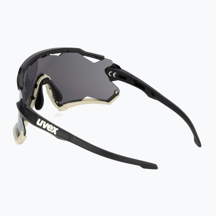 UVEX Sportstyle 228 black sand mat/mirror silver cycling glasses 53/2/067/2816 2