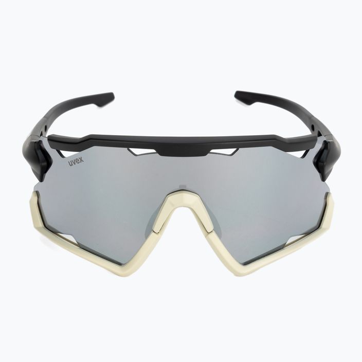 UVEX Sportstyle 228 black sand mat/mirror silver cycling glasses 53/2/067/2816 3