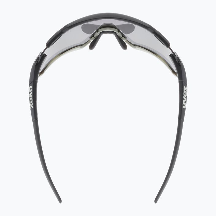 UVEX Sportstyle 228 black sand mat/mirror silver cycling glasses 53/2/067/2816 6