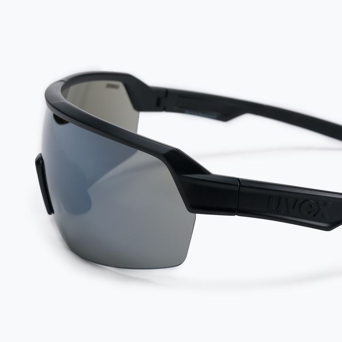 UVEX Sportstyle 227 black matt/mirror silver cycling goggles S5320662216 4