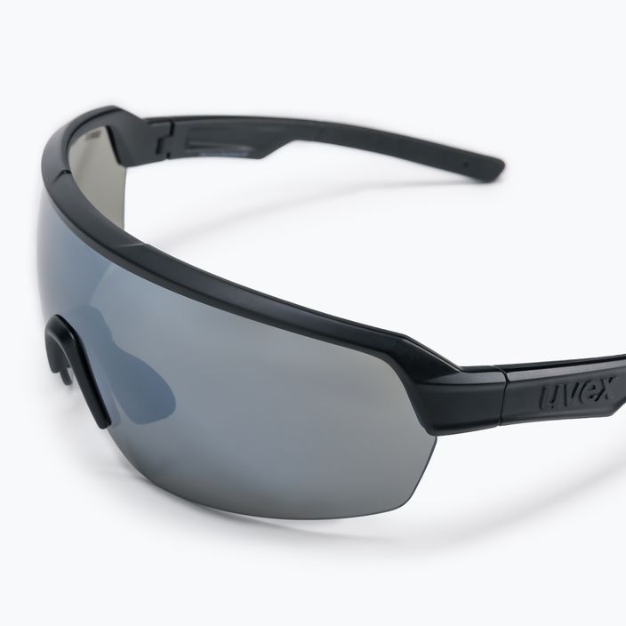 UVEX Sportstyle 227 black matt/mirror silver cycling goggles S5320662216 5