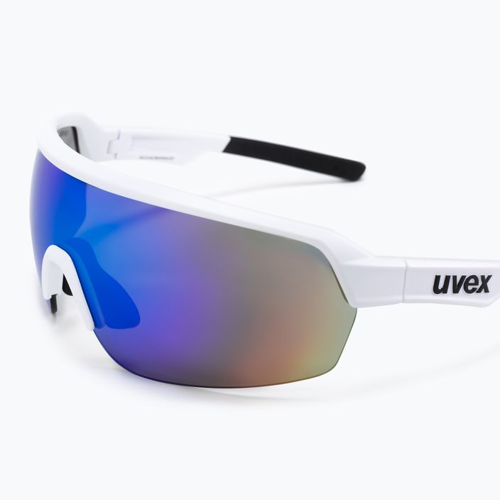 UVEX Sportstyle 227 white mat/mirror blue cycling goggles S5320668816 5