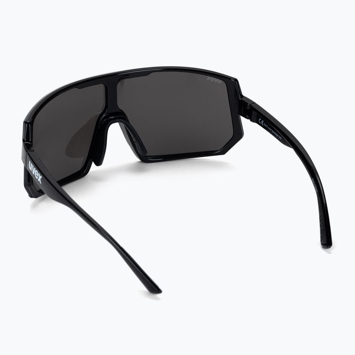 UVEX Sportstyle 235 black matt/mirror silver cycling glasses S5330032216 2