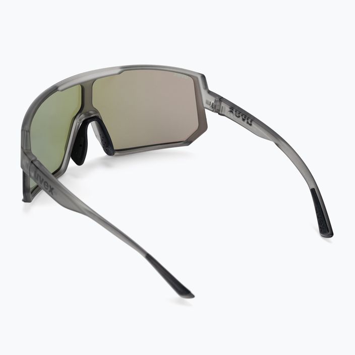 UVEX Sportstyle 235 smoke mat/mirror green cycling glasses S5330035516 2