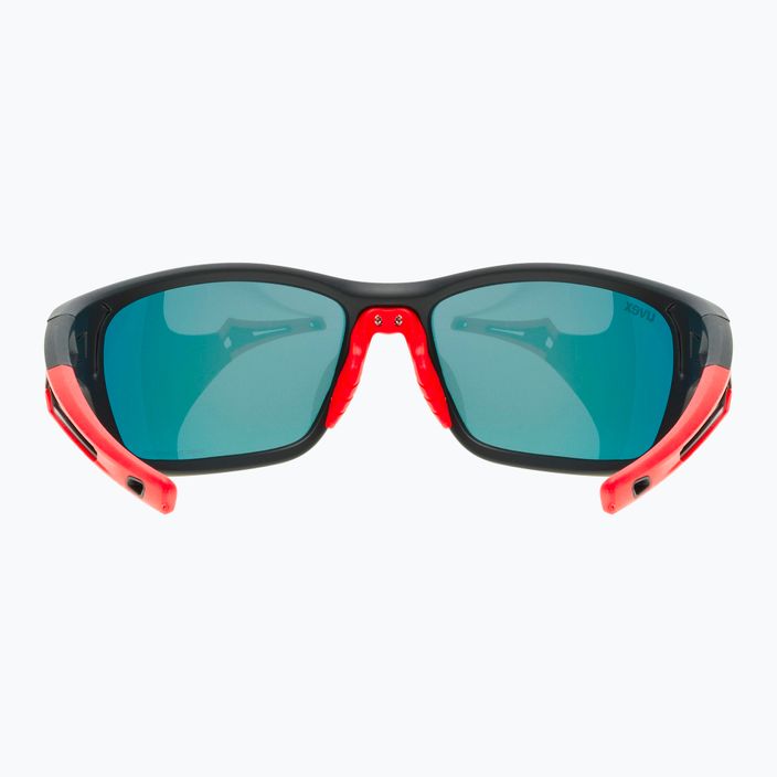 UVEX Sportstyle 232 P black mat red/polavision mirror red cycling glasses S5330022330 8
