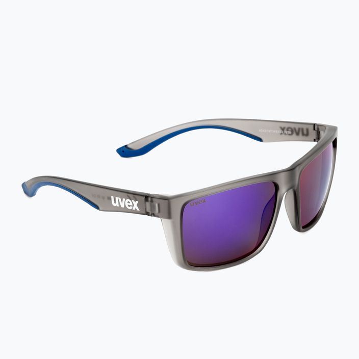 Uvex Lgl 50 CV smoke mat/mirror plasma sunglasses 53/3/008/5598