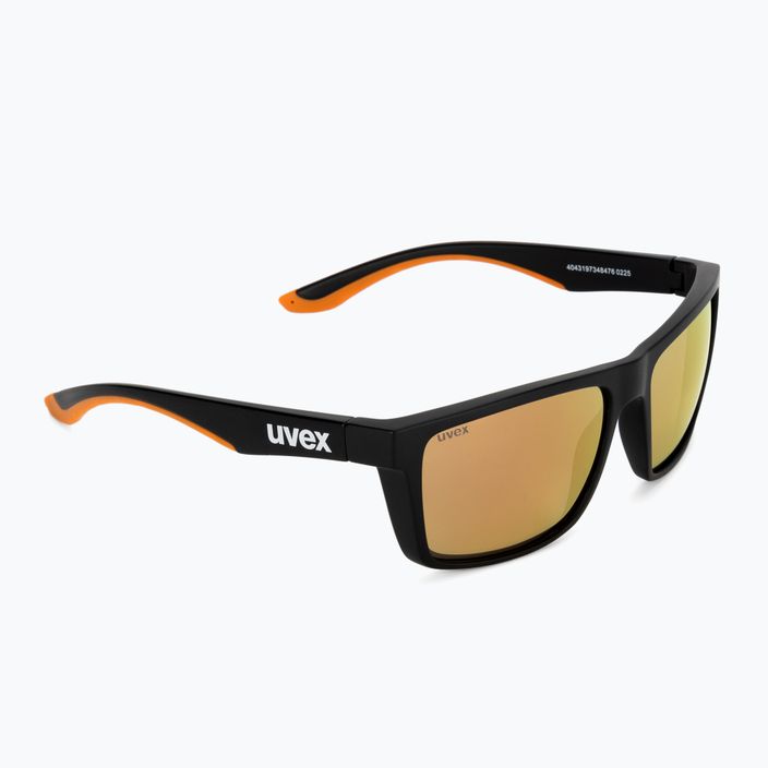 Uvex Lgl 50 CV black mat/mirror champagne sunglasses 53/3/008/2297