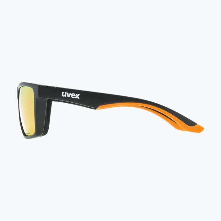Uvex Lgl 50 CV black mat/mirror champagne sunglasses 53/3/008/2297 7