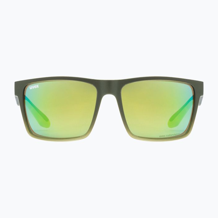 Uvex Lgl 50 CV olive matt/mirror green sunglasses 53/3/008/7795 6