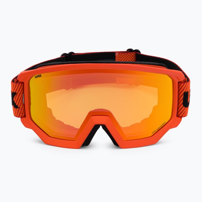 Ski goggles UVEX Athletic FM fierce red mat/mirror orange 55/0/520/3130 2