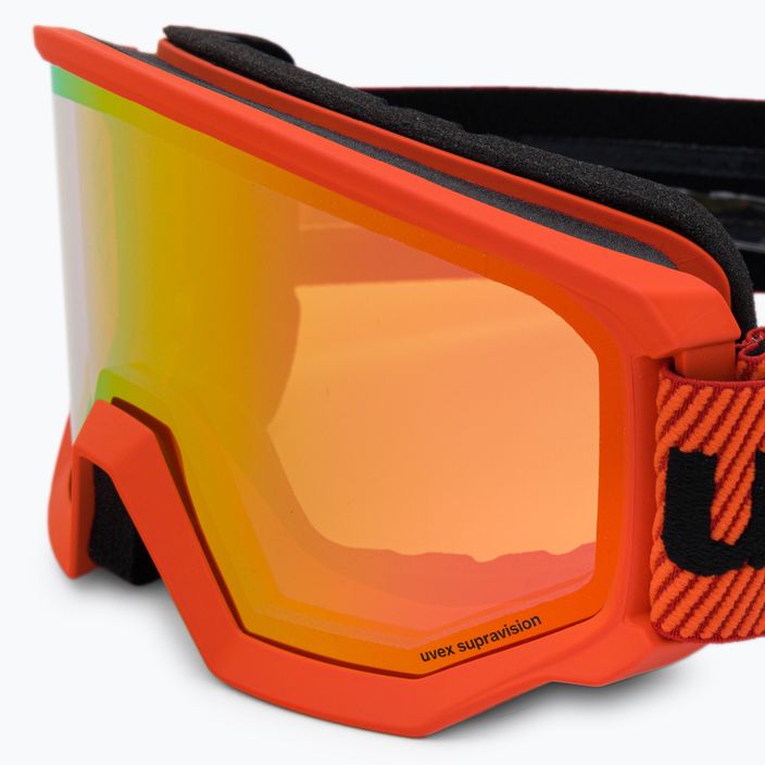 Ski goggles UVEX Athletic FM fierce red mat/mirror orange 55/0/520/3130 5