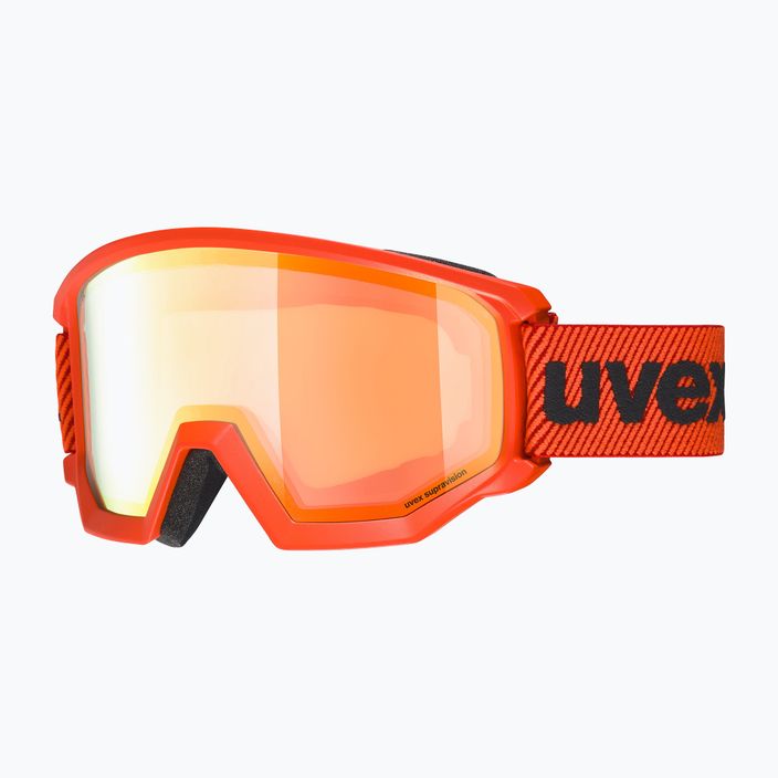 Ski goggles UVEX Athletic FM fierce red mat/mirror orange 55/0/520/3130 7