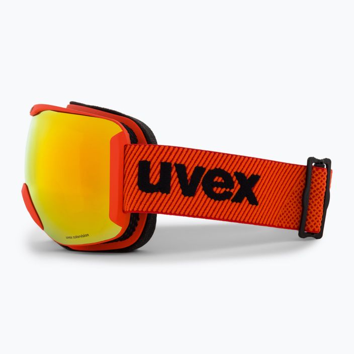 UVEX Downhill 2100 CV ski goggles fierce red mat/mirror orange colorvision green 55/0/392/3130 4
