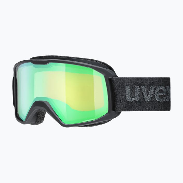 Ski goggles UVEX Elemnt FM black mat/mirror green lasergold lite 55/0/640/2030 7