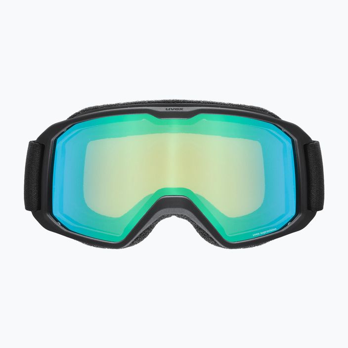 Ski goggles UVEX Elemnt FM black mat/mirror green lasergold lite 55/0/640/2030 8