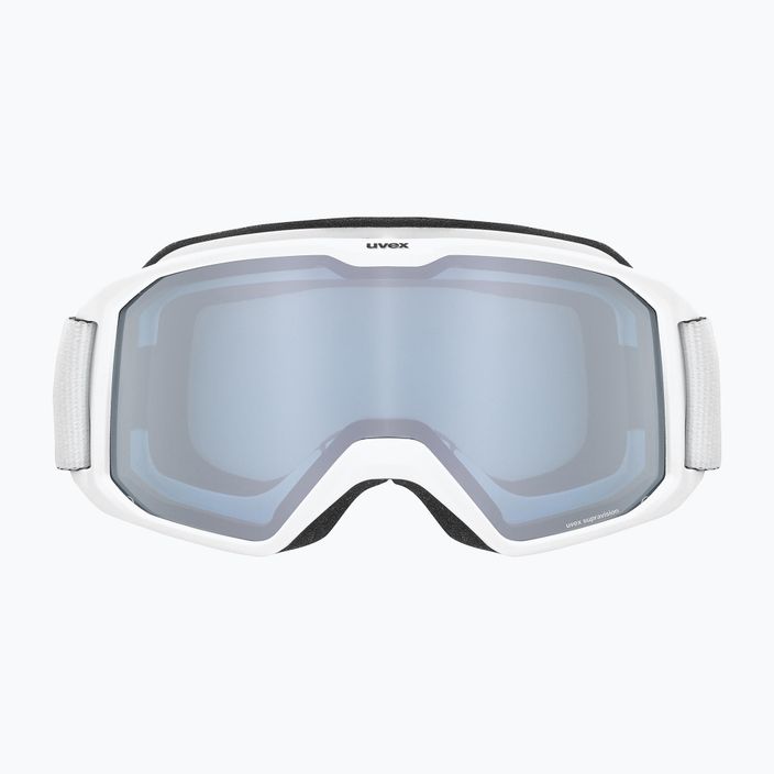 Ski goggles UVEX Elemnt FM white matt/mirror silver blue 55/0/640/1030 8