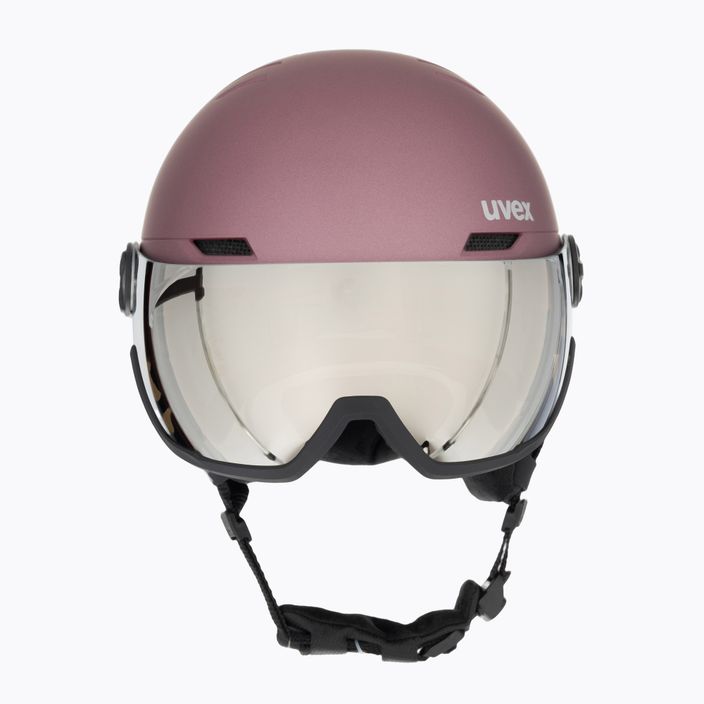 Ski helmet UVEX Wanted Visor purple 56/6/262/7005 2
