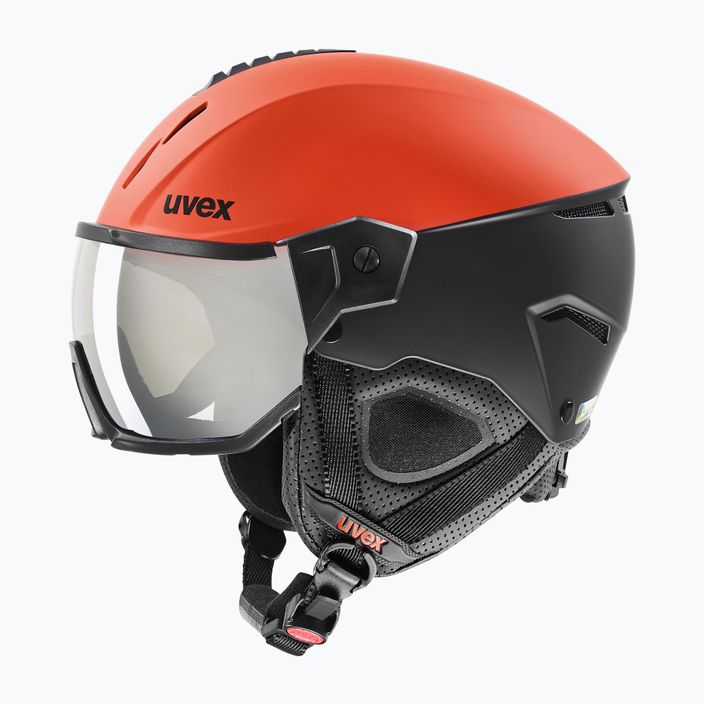 Ski helmet UVEX Instinct Visor black/red 56/6/260/7005 9