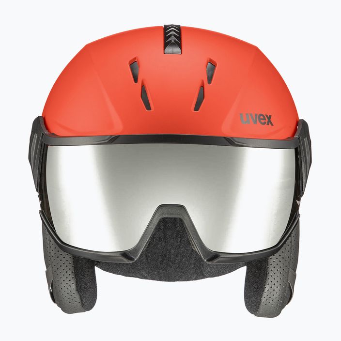 Ski helmet UVEX Instinct Visor black/red 56/6/260/7005 10
