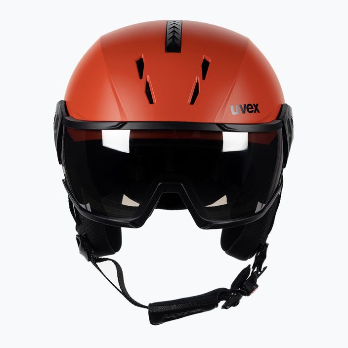 Ski helmet UVEX Instinct Visor black/red 56/6/260/7005 2