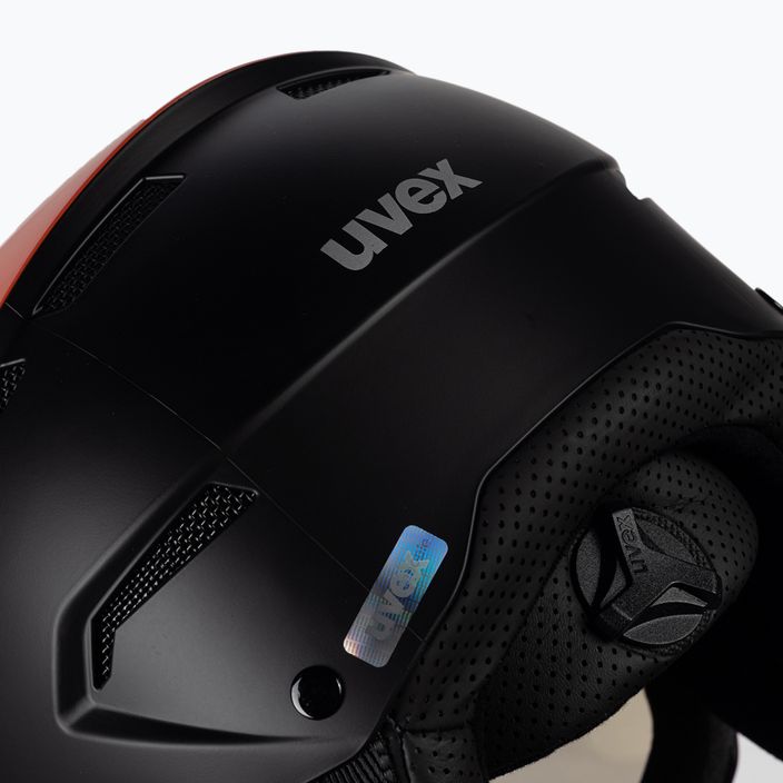 Ski helmet UVEX Instinct Visor black/red 56/6/260/7005 7