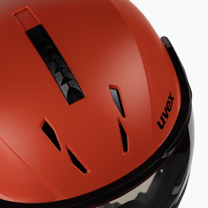 Ski helmet UVEX Instinct Visor black/red 56/6/260/7005 8