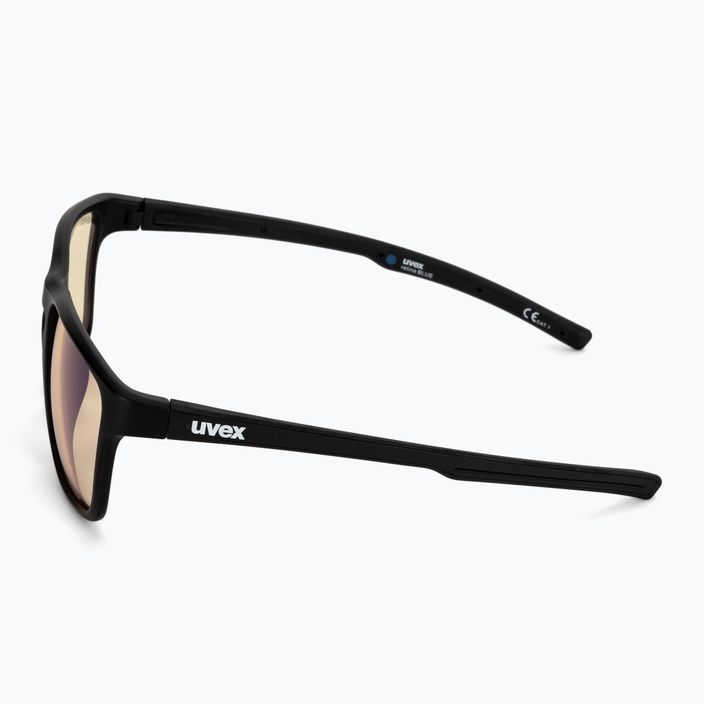 UVEX Retina Blue CV black mat/yellow sunglasses 53/3/020/2201 4
