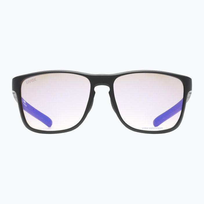 UVEX Retina Blue CV black mat/yellow sunglasses 53/3/020/2201 6