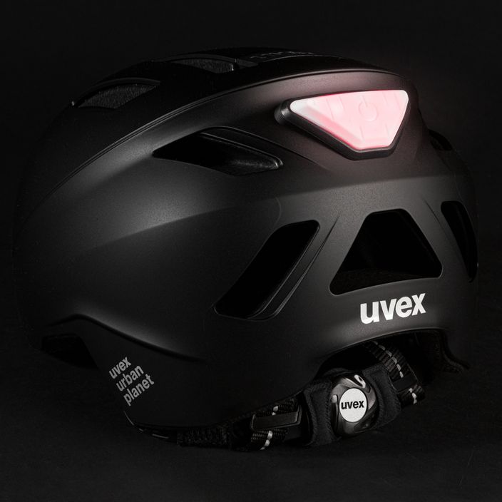Bike helmet UVEX Urban Planet LED black 41/0/065/01/17 6