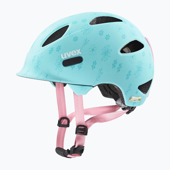 UVEX children's bike helmet Oyo Style flowers cyan matt 6