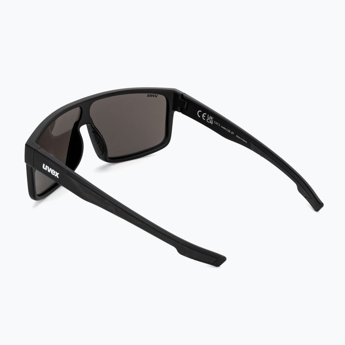 UVEX sunglasses LGL 51 black matt/mirror silver 53/3/025/2216 2
