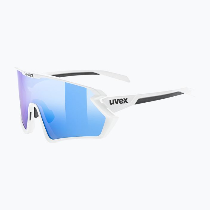 UVEX Sportstyle 231 2.0 white mat/mirror blue cycling goggles 53/3/026/8806 5
