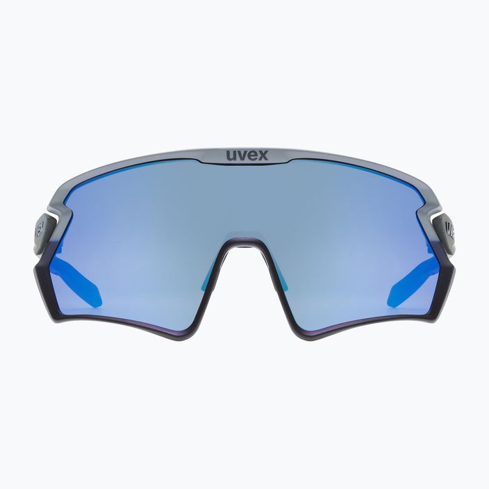 UVEX Sportstyle 231 2.0 rhino deep space mat/mirror blue cycling goggles 53/3/026/5416 6