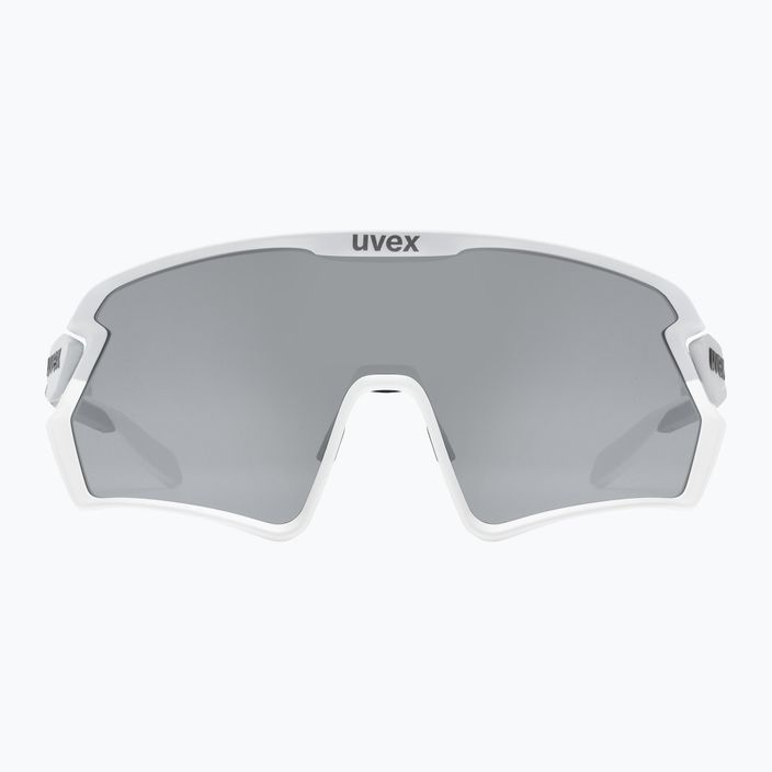 UVEX Sportstyle 231 2.0 cloud white mat/mirror silver cycling glasses 53/3/026/8116 6