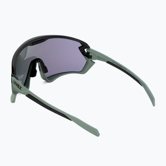 UVEX Sportstyle 231 2.0 moss green black mat/mirror green cycling glasses 53/3/026/7216 2