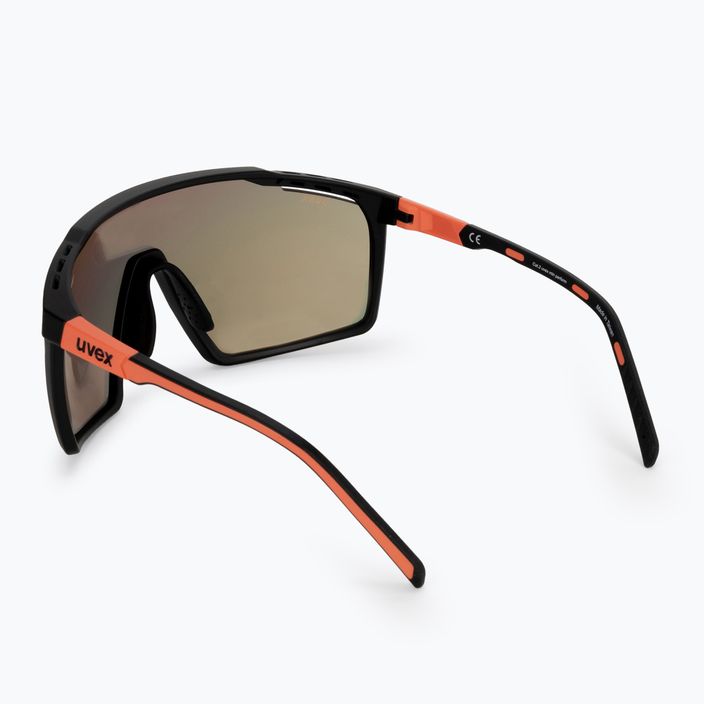 UVEX Mtn Perform black red mat/mirror red sunglasses 53/3/039/2316 2