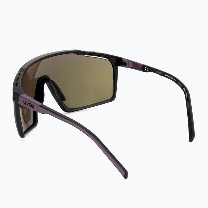UVEX Mtn Perform black purple mat/mirror purple sunglasses 53/3/039/2116 2
