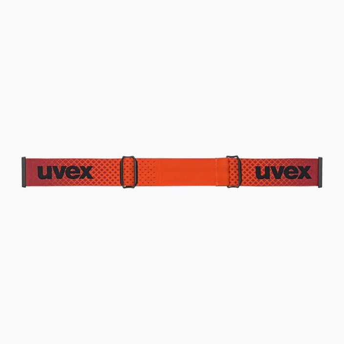 UVEX Evidnt Attract CV S2 ski goggles black matt/mirror red/contr orange/clear 4