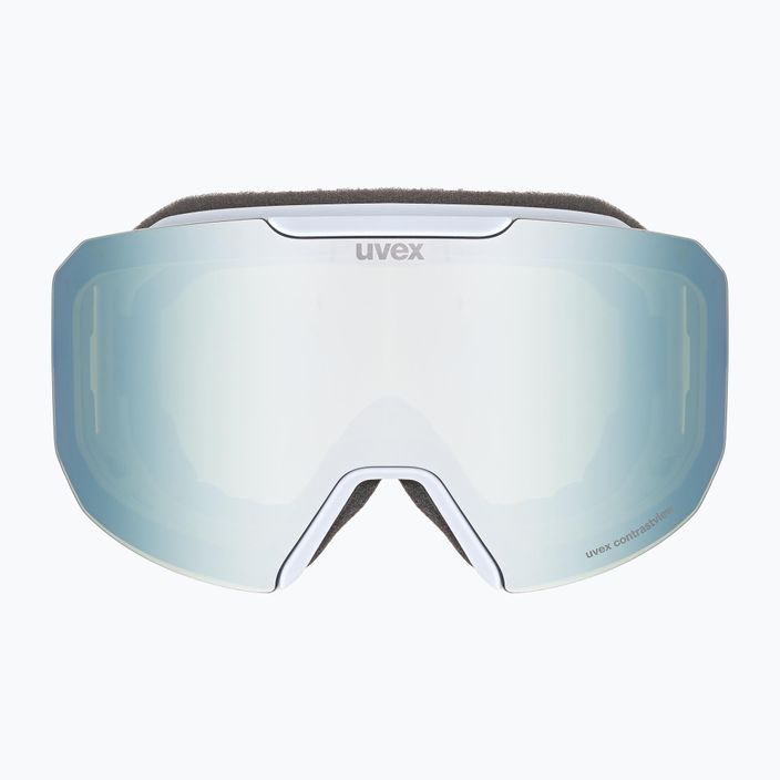 UVEX Evidnt Attract CV S3 arctic blue matt/mirror sapphire/cont green/clear ski goggles 2