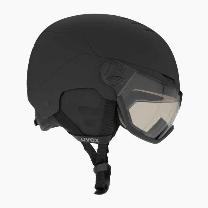 Ski helmet UVEX Wanted Visor Pro V black matt/variomatc smoke 4
