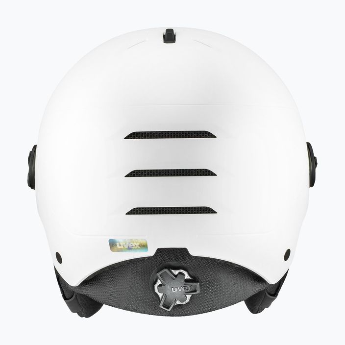 Ski helmet UVEX Wanted Visor Pro V white matt/variomatc smoke 8