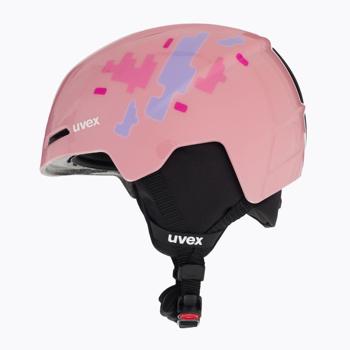 UVEX children's ski helmet Viti pink puzzle 5