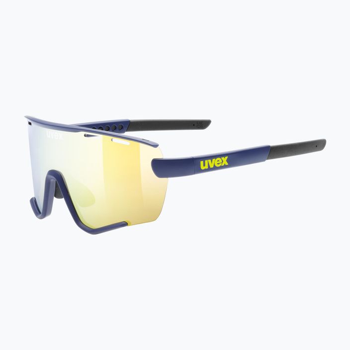 UVEX Sportstyle 236 Set blue matt/mirror yellow/clear sunglasses
